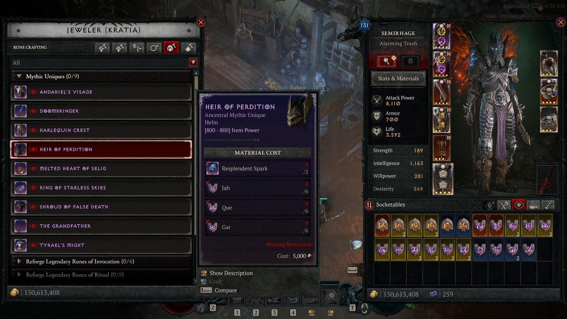Of course, it also comes down to luck. Other players may be luckier than I am (Image via Blizzard Entertainment)